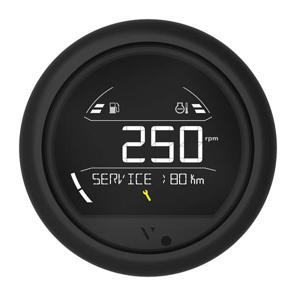 Veratron VL Digital 85 w/Round Black Bezel [B00205802] - Image 1