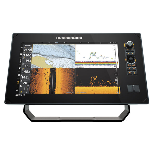 Humminbird APEX 13 VX MSI+ Chartplotter/Fishfinder w/Transom Mount Transducer [411470-1VX] - Image 1