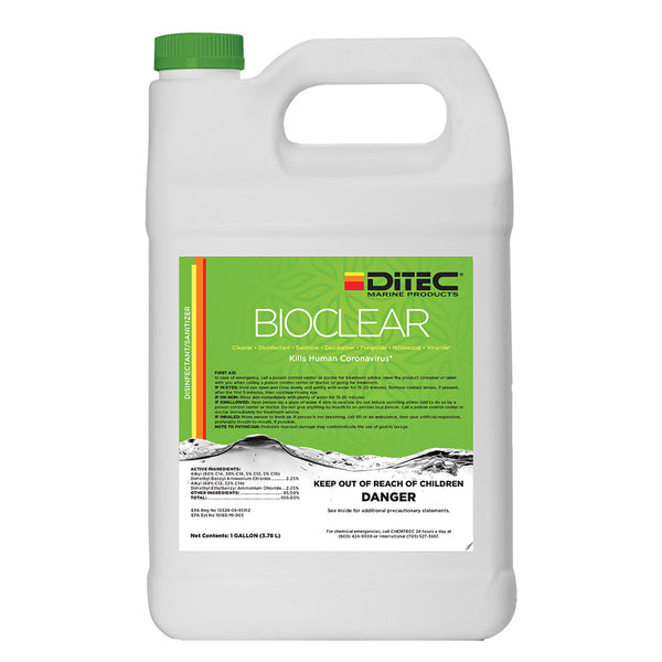 DiTEC Bioclear Disinfectant - Gallon [52-714M-4XO3] - Image 1