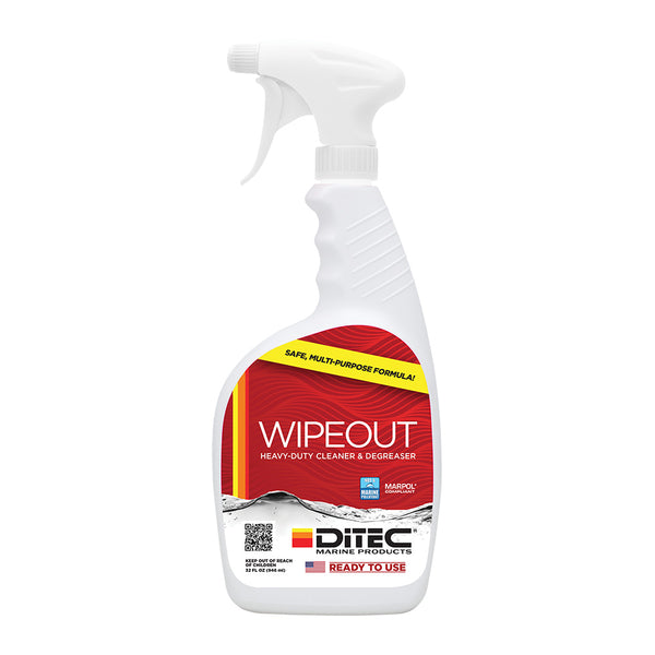 DiTEC Wipeout Multi-Surface Cleaner - 32oz [EC-WOUT-SPR2] - Image 1