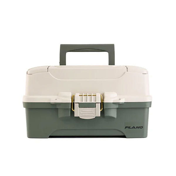 Plano Two-Tray Tackle Box - Green/Tan [P000404] - Image 1
