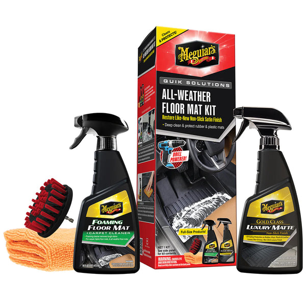 Meguiar's Quik Solutions All-Weather Floor Mat Kit [G55267] - Image 1