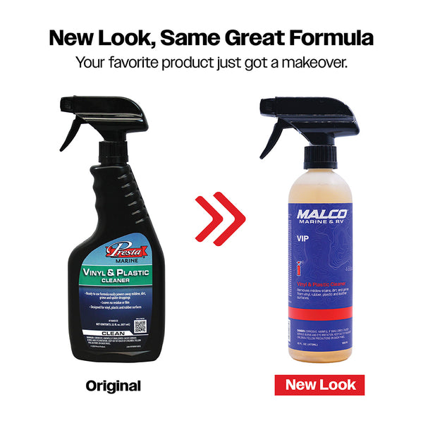 Malco VIP Vinyl  Plastic Cleaner - 16oz [166316] - Image 3