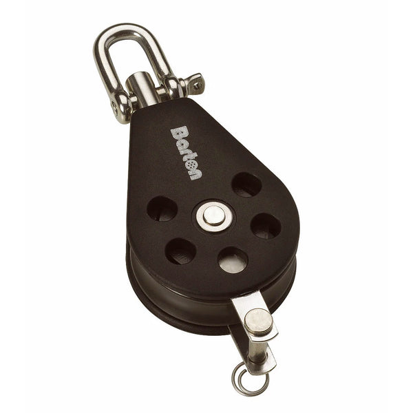 Barton Size 2 35mm Plain Bearing Pulley Block Single Swivel  Becket [N02131] - Image 1