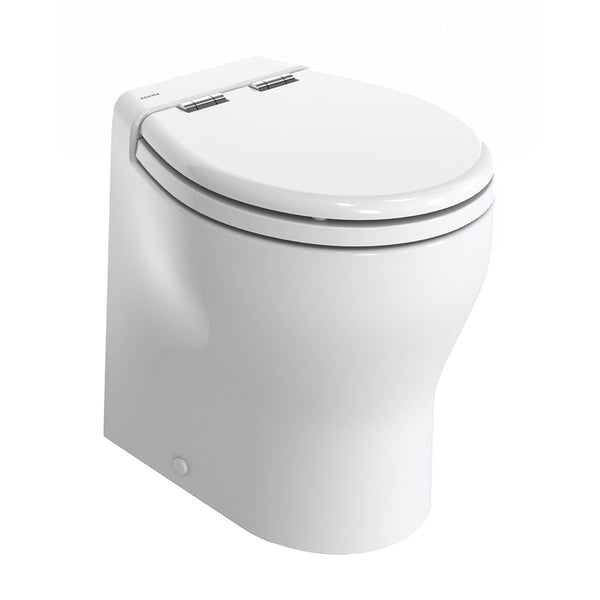 Thetford Silence 2G w/Wood Polyester Soft Close Seat  Standard Solenoid - High, White, 24V [T-E2G024NW/D00C00] - Image 1