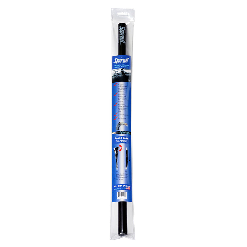 Spiroll Chafe Guard Black f/Lines up to 3/4