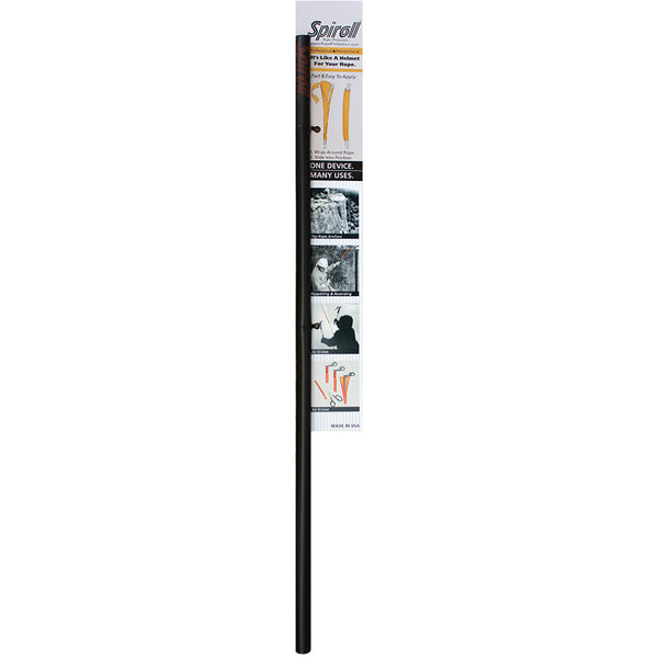 Spiroll Rope Protector Black fLines 12  Greater SPL24BRP