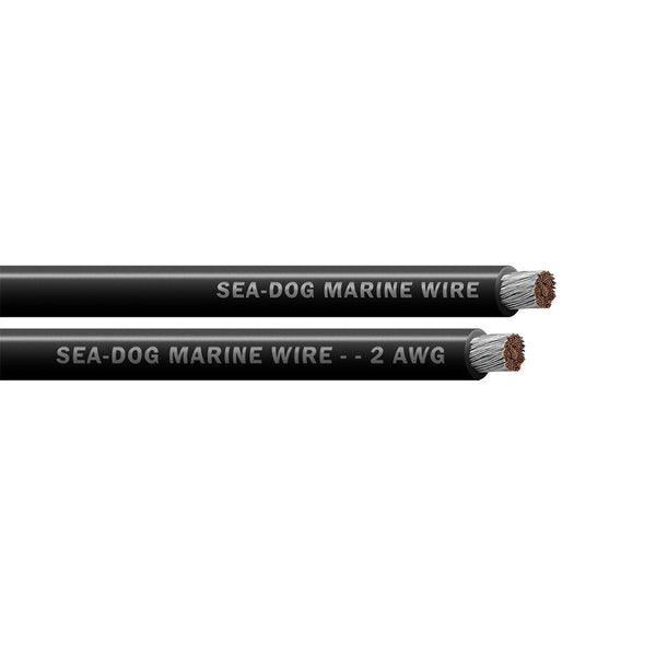 Sea-Dog 2 AWG Black Battery Cable - 100' [8002012] - Image 1
