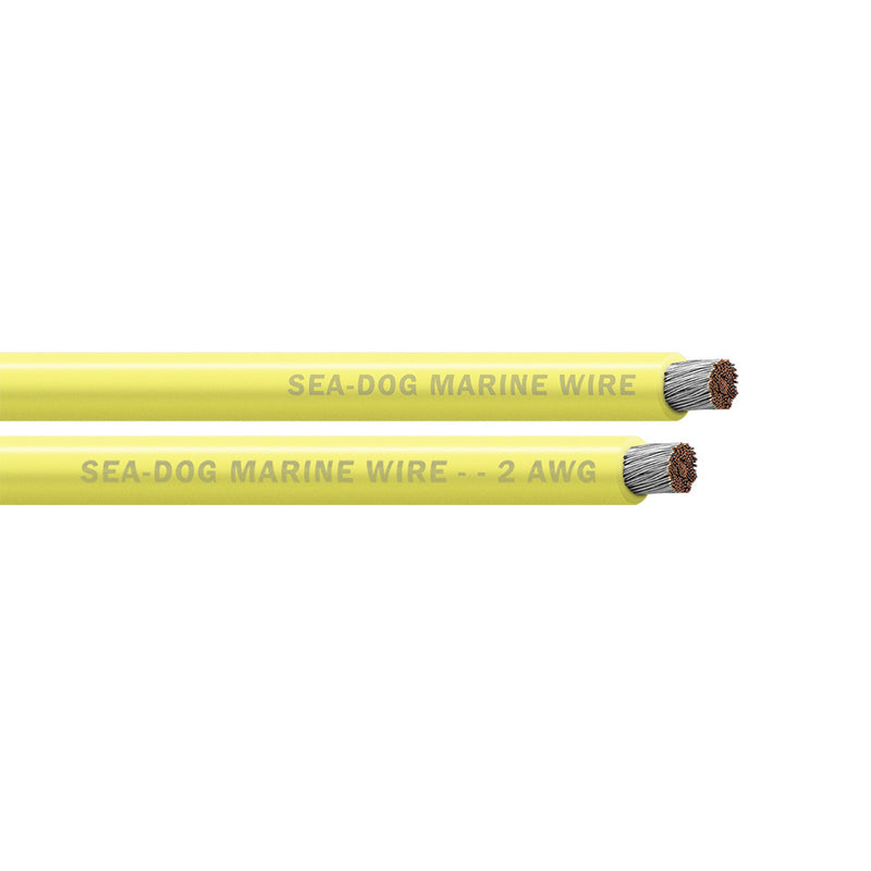 Sea-Dog 2 AWG Yellow Battery Cable - 400' [8002036]
