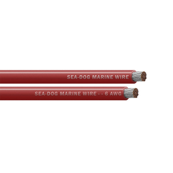 Sea-Dog 6 AWG Red Battery Cable - 50' [8006021] - Image 1