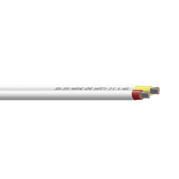Sea-Dog 8/2 AWG Flat Duplex Safety Wire Red/Yellow - 500' [8008227] - Image 1