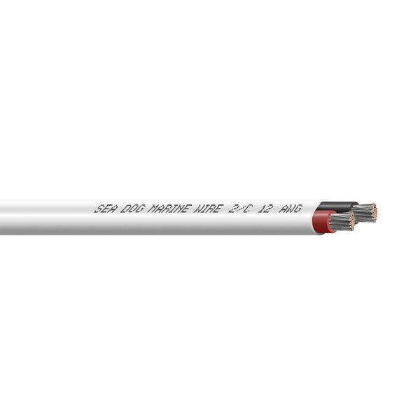 Sea-Dog 12/2 AWG Flat Duplex Wire - Red/Black - 100' [8012202] - Image 1