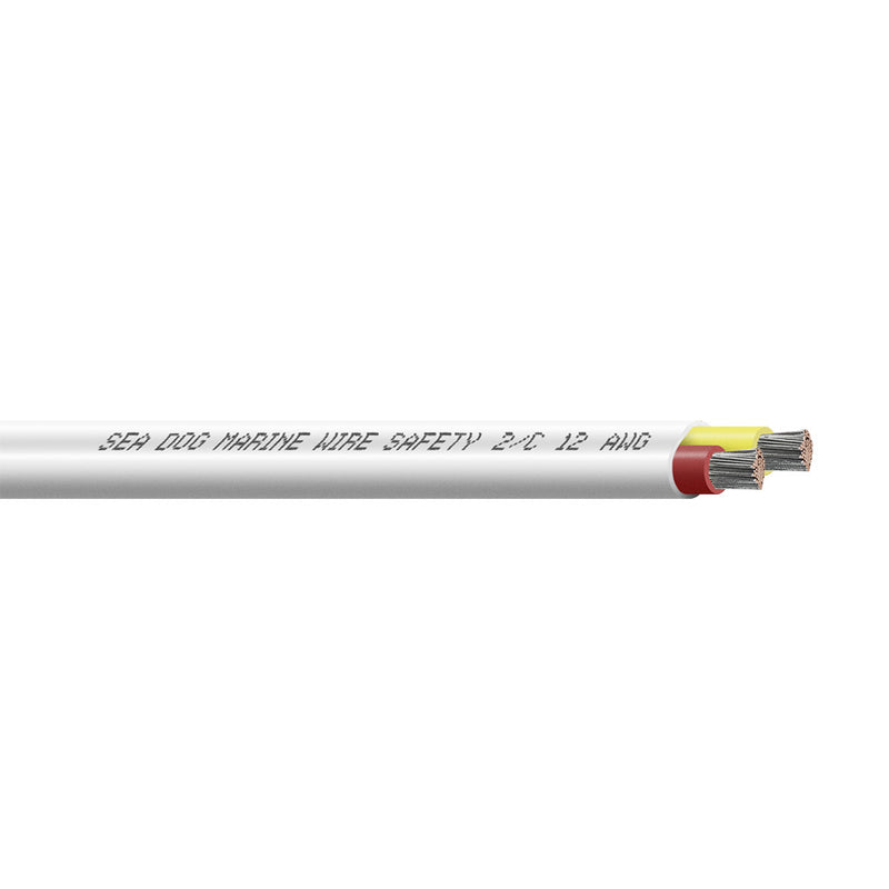 Sea-Dog 12/2 AWG Flat Duplex Safety Wire - Red/Yellow - 25' [8012220]