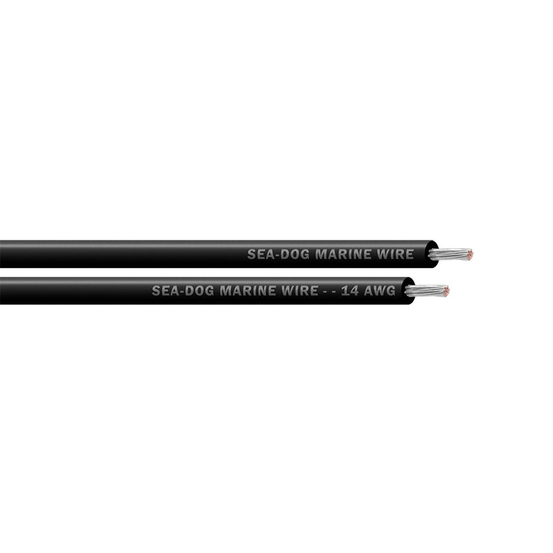 Sea-Dog 14 AWG Black Primary Wire - 500' [8014017]