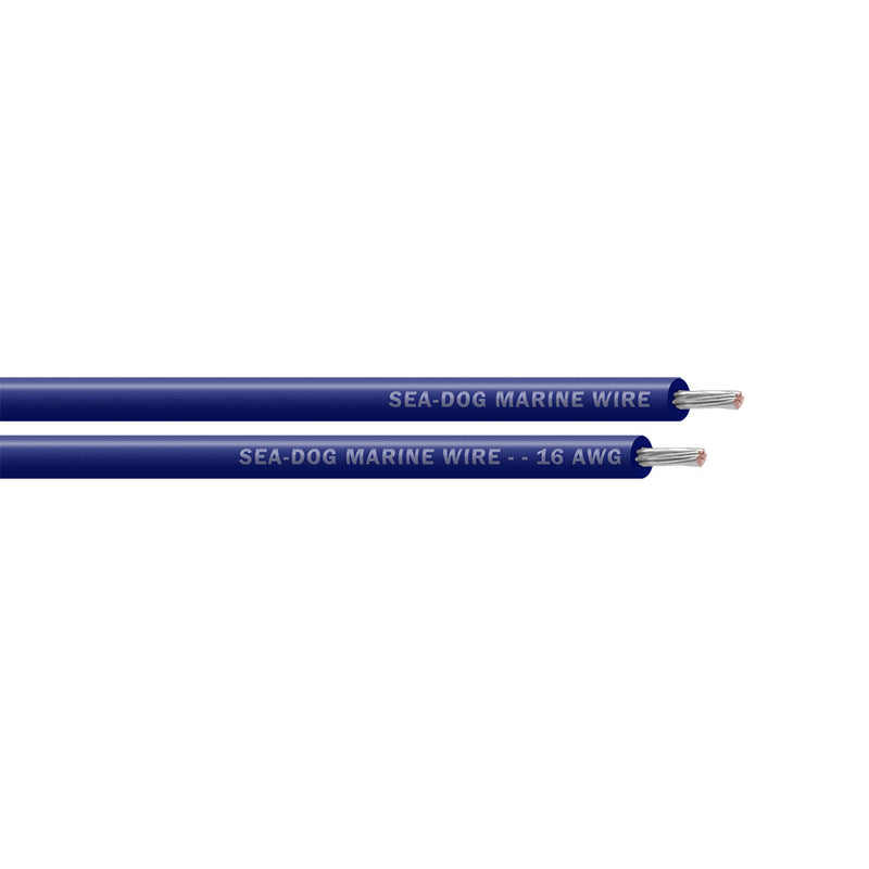 Sea-Dog 16 AWG Dark Blue Primary Wire - 500' [8016067]
