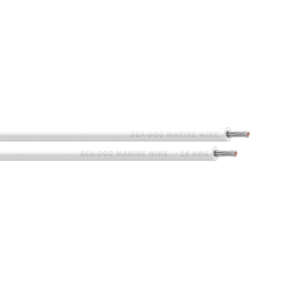 Sea-Dog 18 AWG White Primary Wire - 250' [8018054] - Image 1