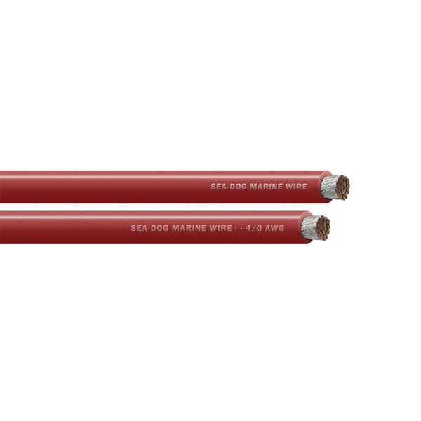 Sea-Dog 4/0 AWG Red Battery Cable - 100' [8041022] - Image 1