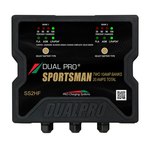 Dual Pro Sportsman Series HF Battery Charter - 20 Amp - 2 Bank [SS2HF] - Image 1