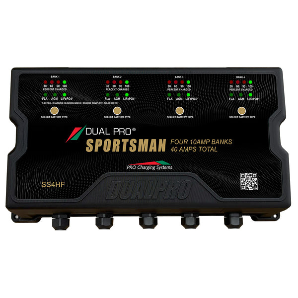 Dual Pro Sportsman HF (High Frequency) Battery Charger 40A - 4 Bank [SS4HF] - Image 1
