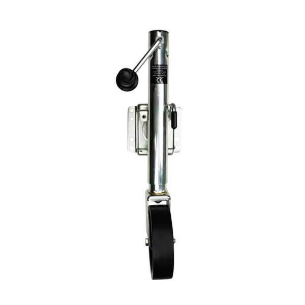 Powerwinch Saltwater Series Jack - 1500lb, Bolt-On, Single Wheel, Zinc 500+ HR Salt Spray [21600-J-1500-B1-Z-R] - Image 1