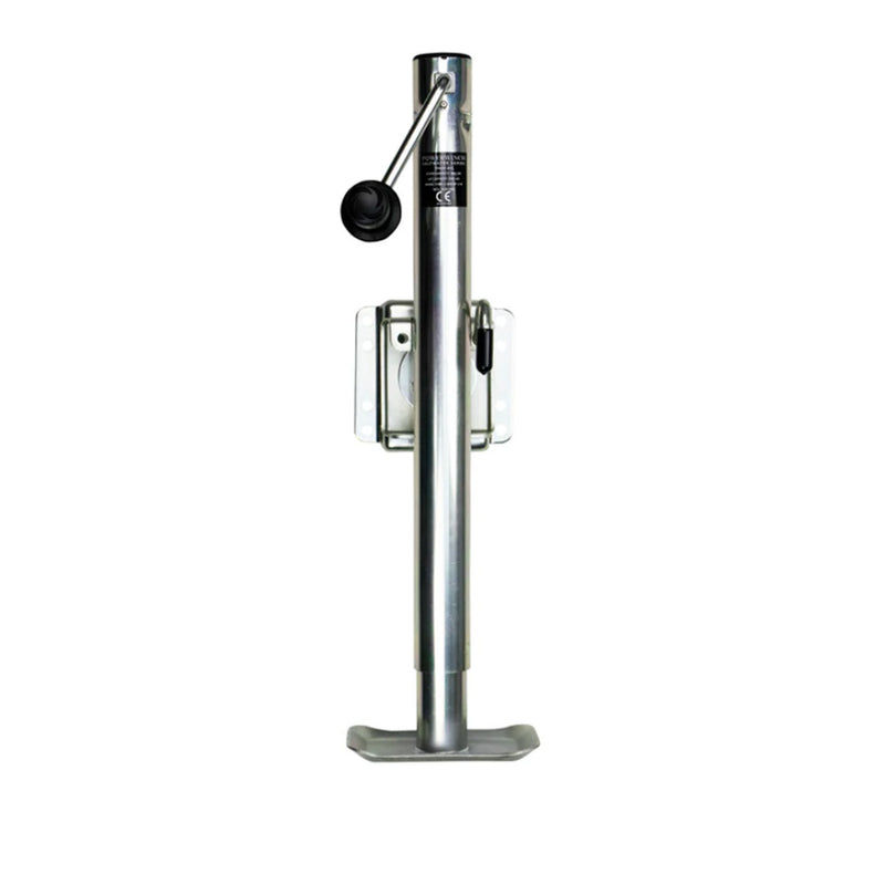 Powerwinch Saltwater Series Jack - 2500lb, Weld-On, Flat Plate, Zinc 500+ HR Salt Spray [21600-J-2500-WF-Z-R]