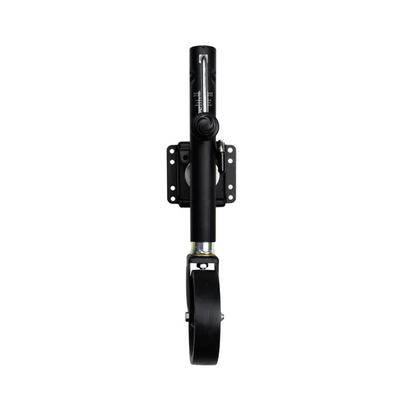 Powerwinch Select Series Jack - 1500lb, Weld-On, Single Wheel, Carbon Black [21400-J-1500-W1-B-R]