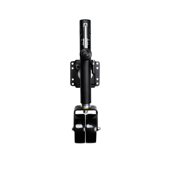Powerwinch Select Series Jack - 1500lb, Weld-On, Double Wheel, Carbon Black [21400-J-1500-W2-B-R] - Image 1