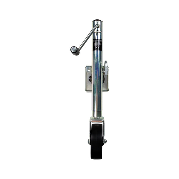Powerwinch Utility Series Jack - 1000lb, Weld-On, Single Wheel, Zinc [21500-J-1000-W1-Z-R] - Image 1