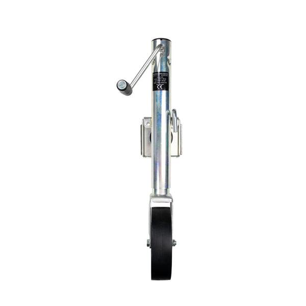 Powerwinch Utility Series Jack - 1500lb, Bolt-On, Single Wheel, Zinc [21500-J-1500-B1-Z-R] - Image 1