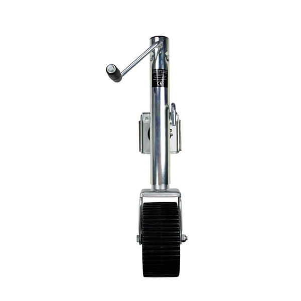 Powerwinch Utility Series Jack - 1500lb, Weld-On, Single Wheel Wide, Zinc [21500-J-1500-W1W-Z-R] - Image 1