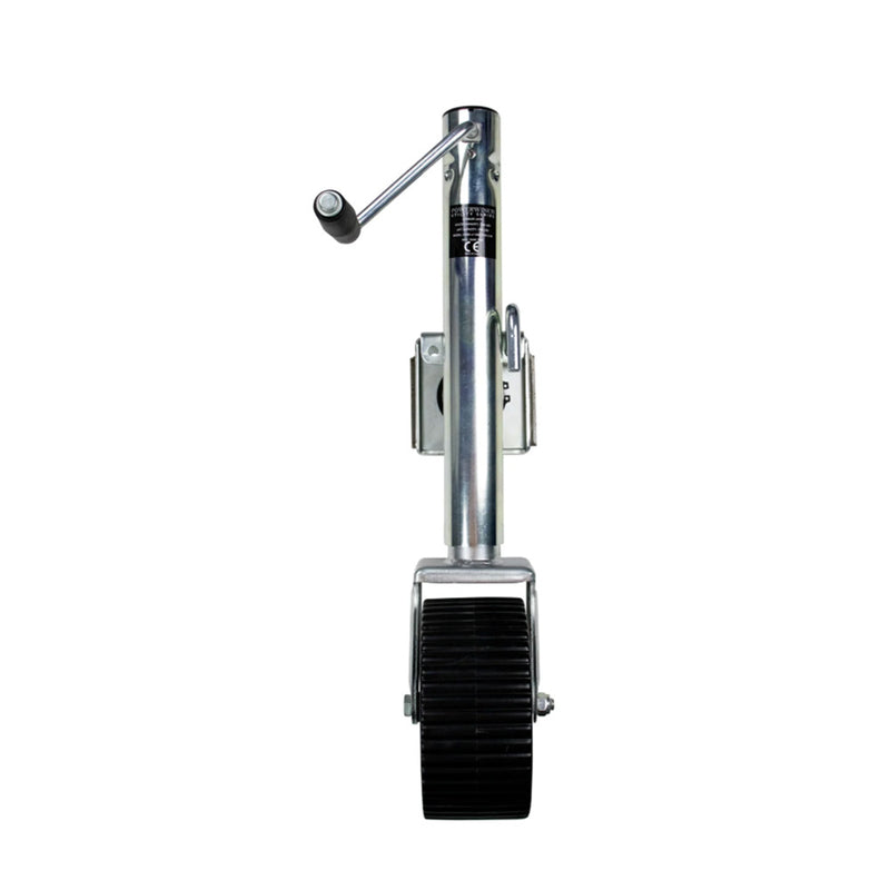 Powerwinch Utility Series Jack - 1500lb, Weld-On, Single Wheel Wide, Zinc [21500-J-1500-W1W-Z-R]