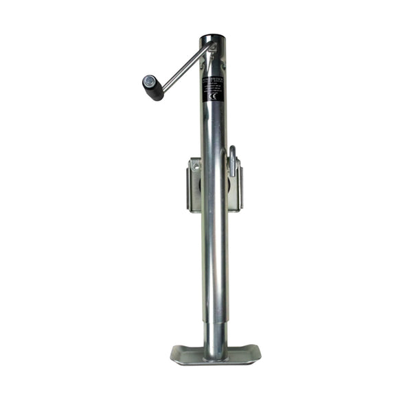 Powerwinch Utility Series Jack - 2500lb, Bolt-On, Flat Plate, Zinc [21500-J-2500-BF-Z-R] - Image 1
