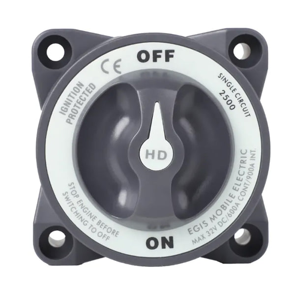 Egis Battery Switch  Heavy DutySeries 600A  OffOn 2500