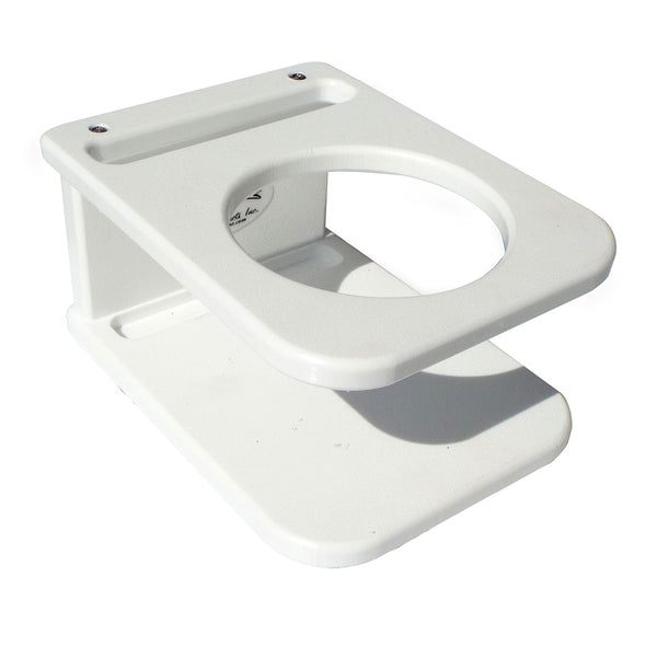 Deep Blue Marine Side Mount Single Drink Holder - Suction Cup Mount - White [SSDH] - Image 1