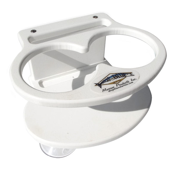 Deep Blue Marine Double Slim Can Drink Holder  Cell Phone - White [DSD-CELL] - Image 1