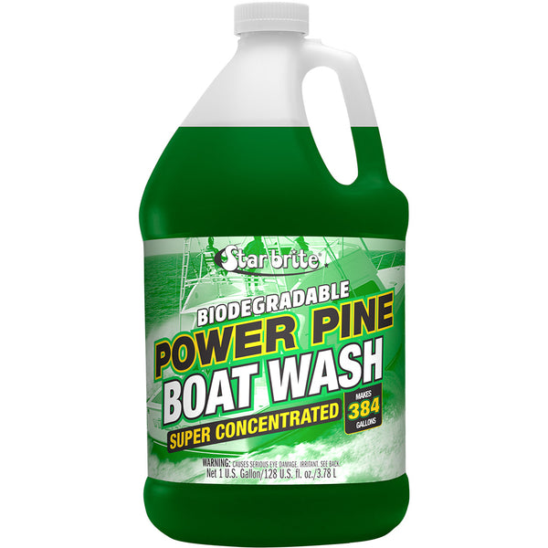 Star brite Power Pine Boat Wash - Concentrated Marine Grade Formula - 1 Gallon [93700] - Image 1