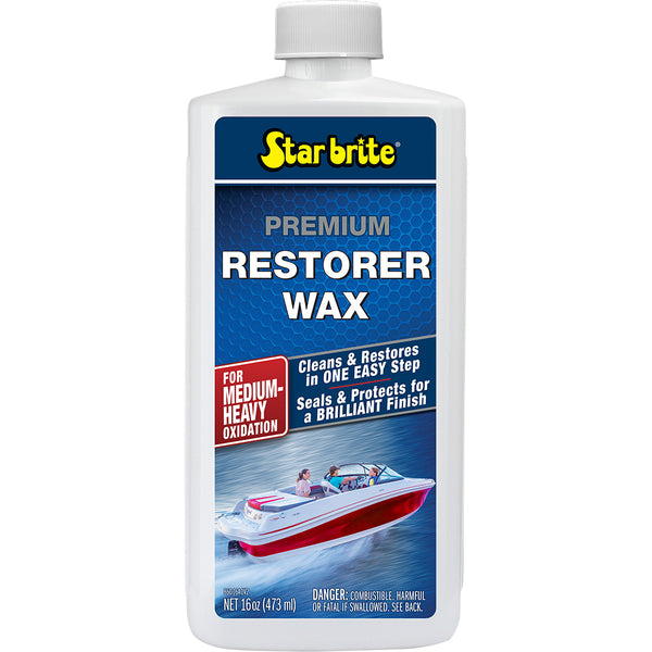 Star Brite Premium Restorer Wax f/Medium to Heavy Oxidation - 16 oz [86016] - Image 1