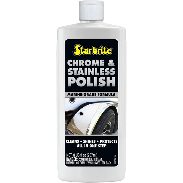 Star brite Chrome  Stainless Polish - Marine Grade Formula - 8 oz [82708] - Image 1