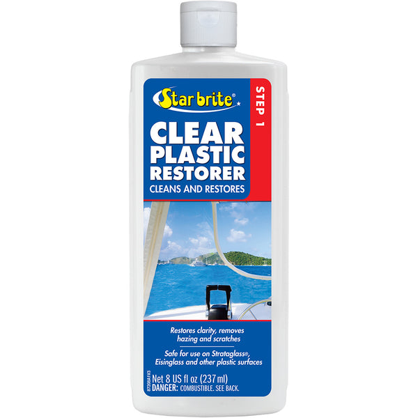 Star brite Clear Plastic Restorer - Step 1 - 8 oz [87208] - Image 1