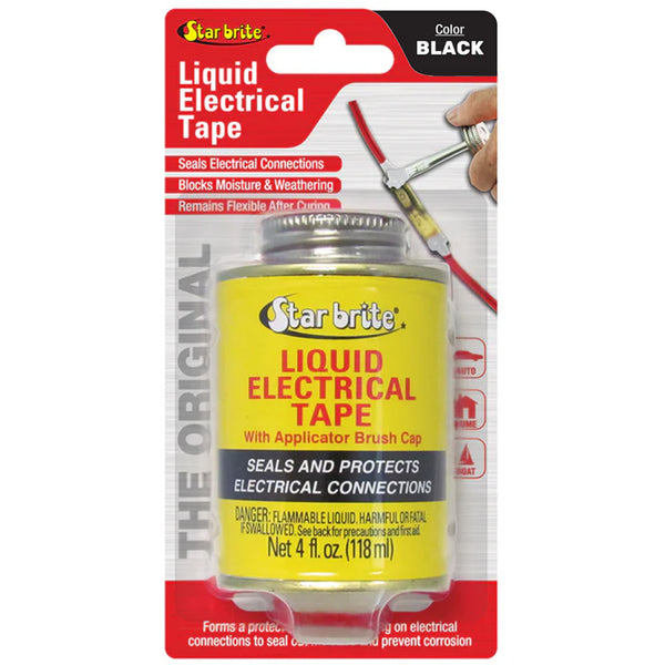 Star brite Liquid Electrical Tape - Black - 4 oz [84104] - Image 1