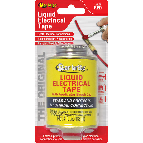 Star brite Liquid Electrical Tape - Red - 4 oz [84105] - Image 1