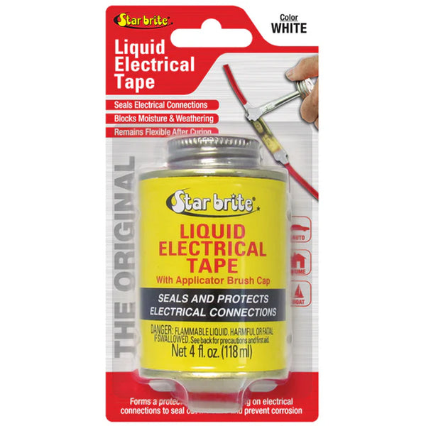 Star brite Liquid Electrical Tape - White - 4 oz [84107] - Image 1