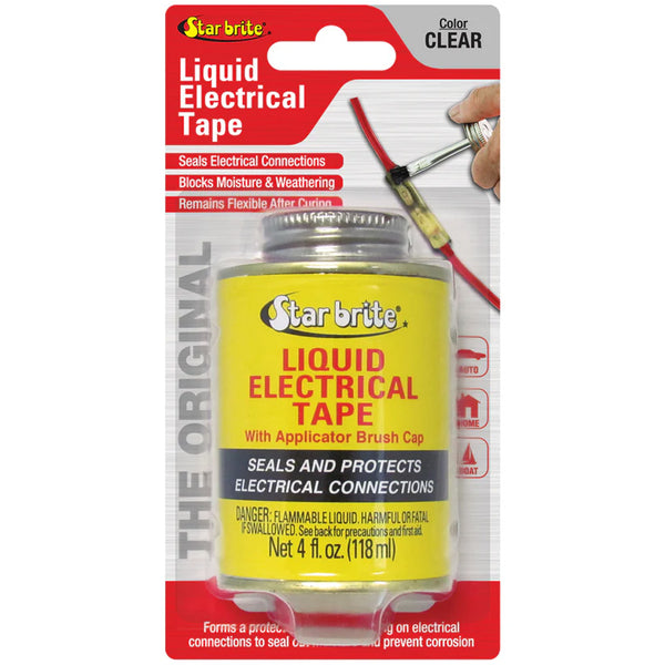 Star brite Liquid Electrical Tape - Clear - 4 oz [84108] - Image 1
