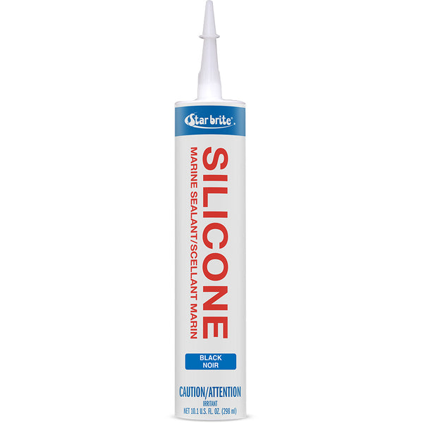 Star brite Marine Silicone Sealant - Black - 10.3 oz [82123] - Image 1