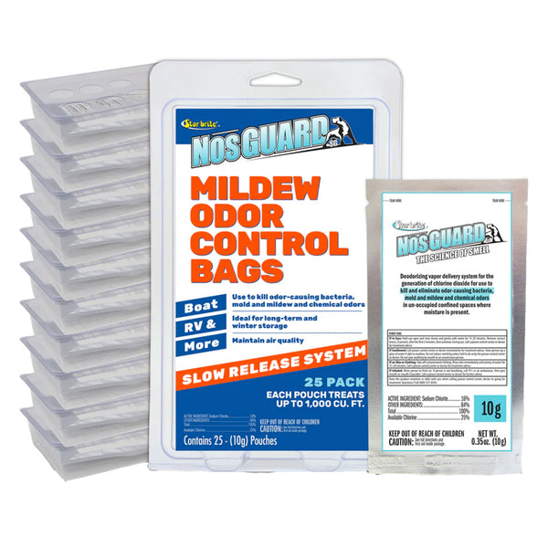 Star brite NosGUARD Mildew Odor Control Bags Slow Release System *25-Pack [89924] - Image 1
