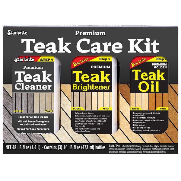 Star brite Premium Teak Care Kit - 16 oz [81216] - Image 1