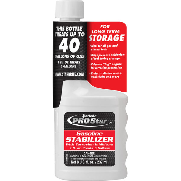 Star brite PRO Star Gas Stabilizer w/Corrosion Inhibitors - 8 oz [84308] - Image 1