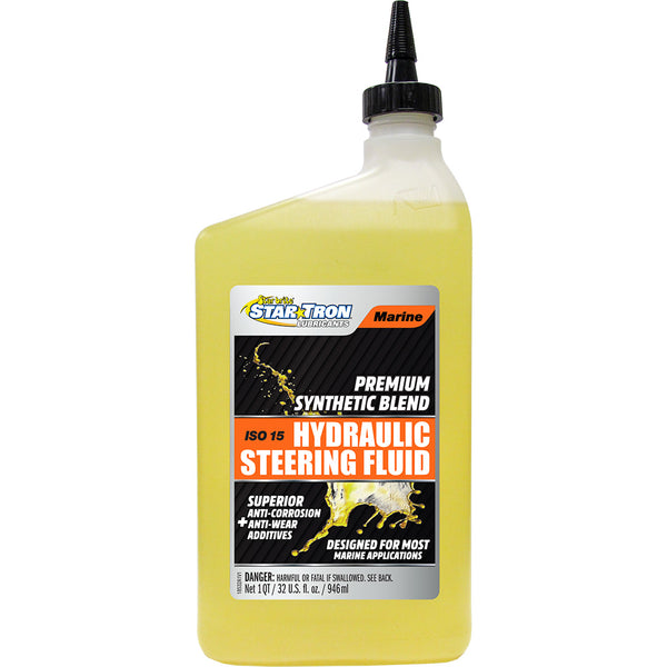 Star brite Hydraulic Steering Fluid - ISO 15 Marine Synthetic Blend - 32 oz [18532] - Image 1