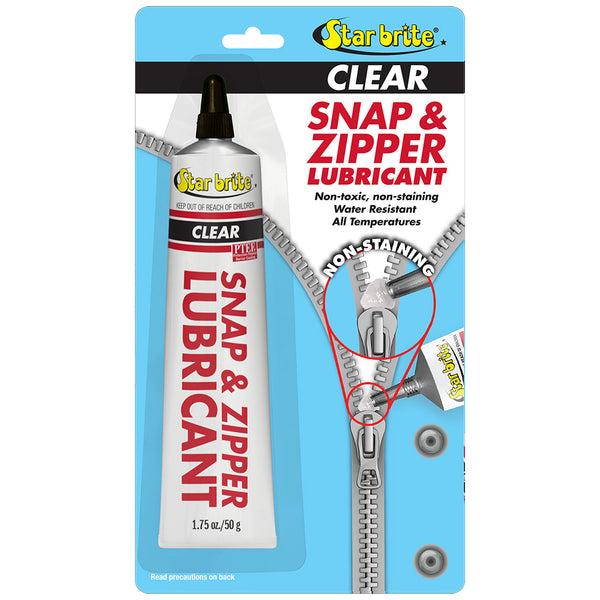 Star brite Snap  Zipper Lubricant - Clear, Multi-Use - 1.75 oz [89102P] - Image 1