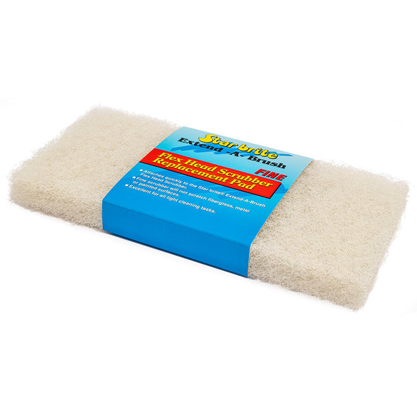 Star brite Large Scrub White Pad - Fine Texture [40125] - Image 1